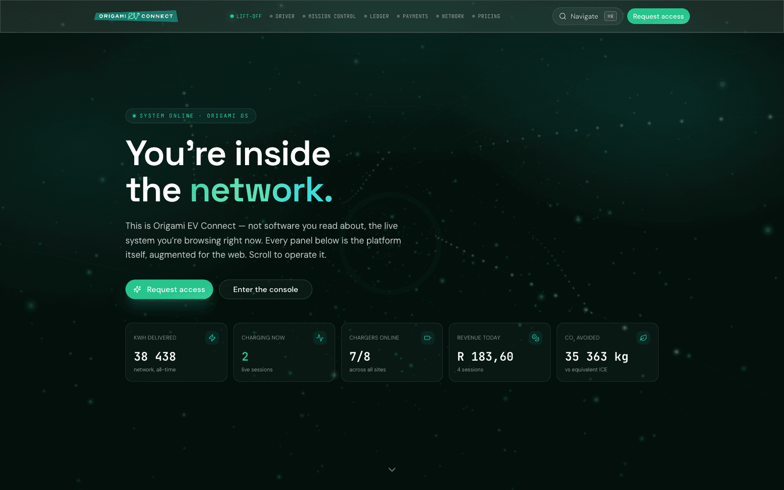 EV Connect CPMS — Charge point management platform — live network, payments and fleet control